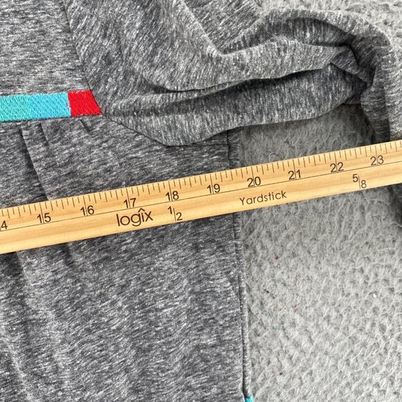 Savanna Jane Top Womens Medium Sweet Aspirations Gray Long Sleeve Embroidery NWT - Picture 7 of 9